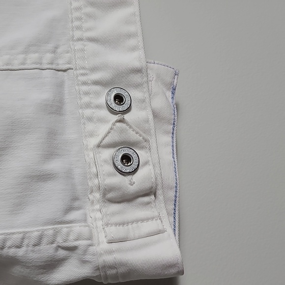 AG ADRIANO GOLDSCHMIED The Robyn White Jean Jacket Size XSmall - Picture 14 of 16